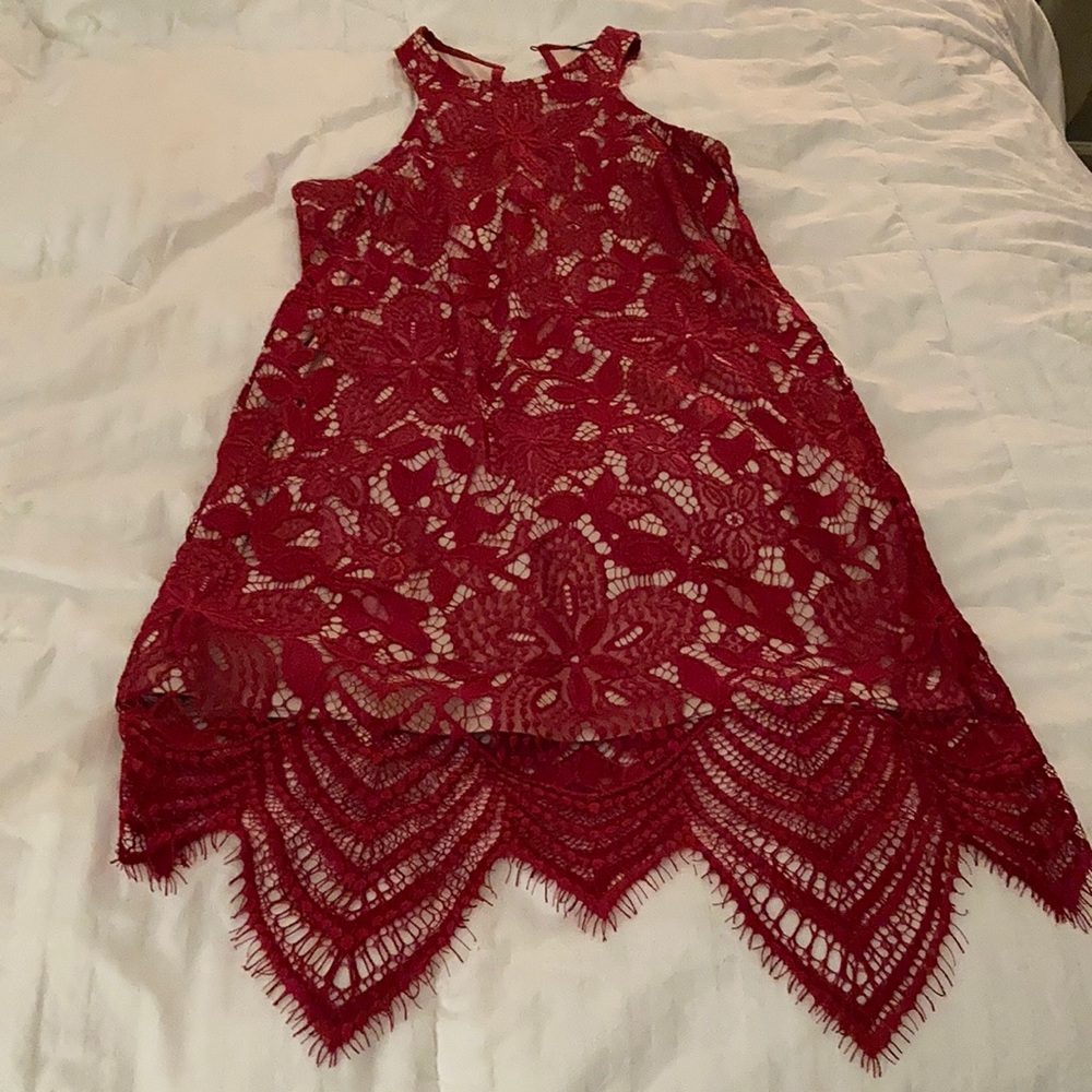 Express Red Party Dress
